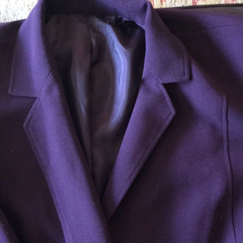 Blazer in egg plant size 22w